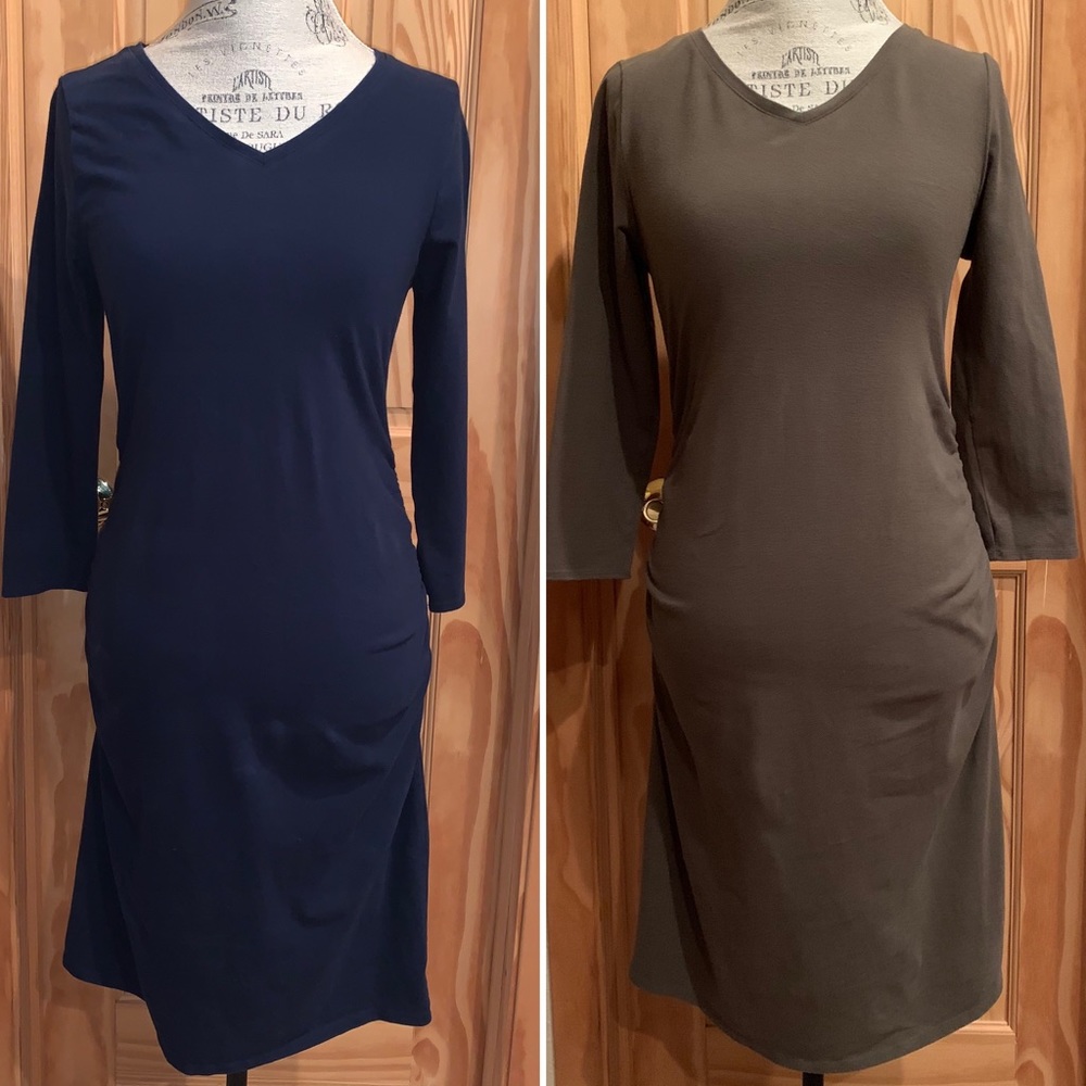 Bundle of Two Liz Lange Maternity Dresses